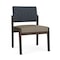 Lesro Lenox Armless Guest Chair, 22.5 in W 26 in L 31.5 in H LW1102 - alternate 1